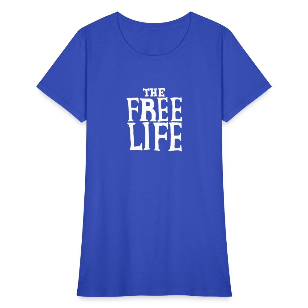 The Free Life | Women's Tee - royal blue