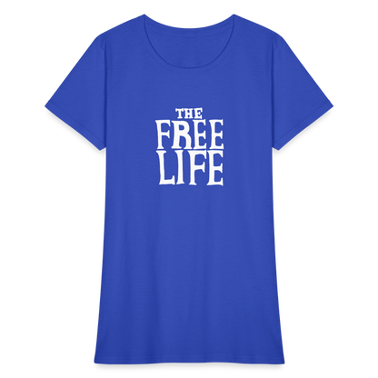 The Free Life | Women's Tee - royal blue