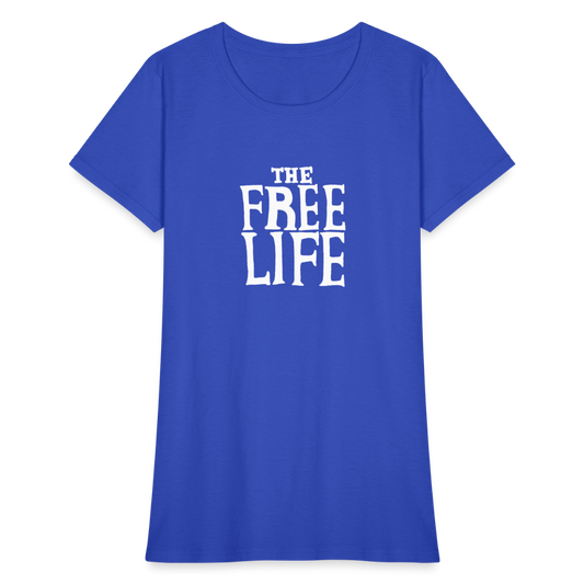 The Free Life | Women's Tee - royal blue