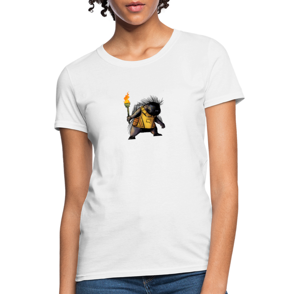 Free the Porcupine | Women's Tee - white