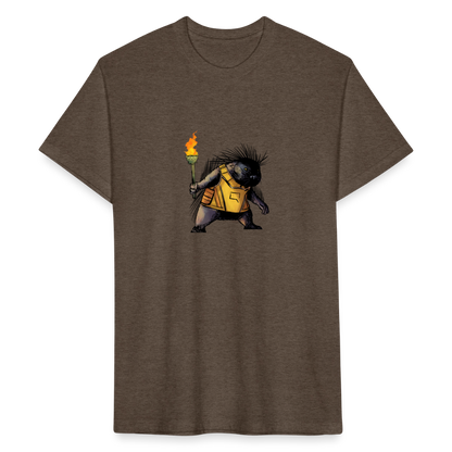 Free the Porcupine | Men's Tee - heather espresso