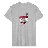 Love, Liberty | Men's Tee - heather gray