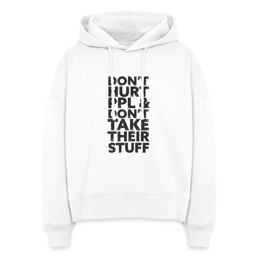 Don't Hurt People | Women's Hoodie - white