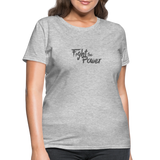 Fight the Power | Women's Tee - heather gray