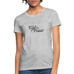 Fight the Power | Women's Tee - heather gray