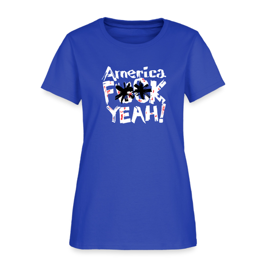 America F**k Yeah! | Women's Tee - royal blue