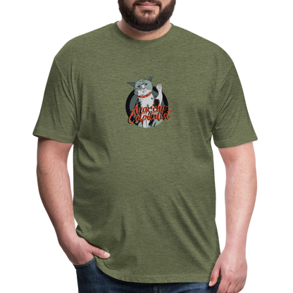 Anarcho-Catpitalist | Men's Tee - heather military green
