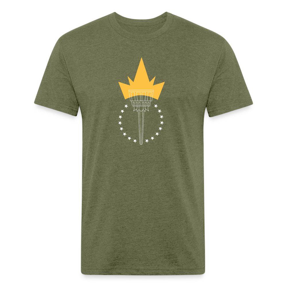 Freedom Torch | Men's Tee - heather military green