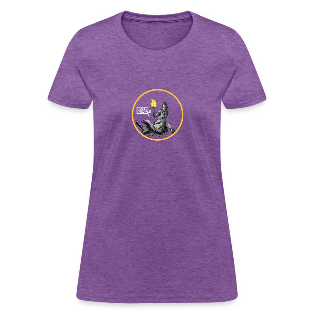 Lady Liberty | Women's Tee - purple heather