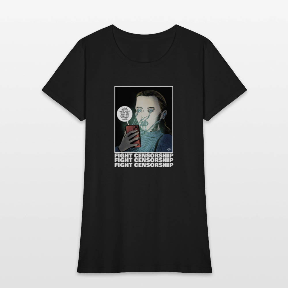Fight Censorship | Women's Tee - black