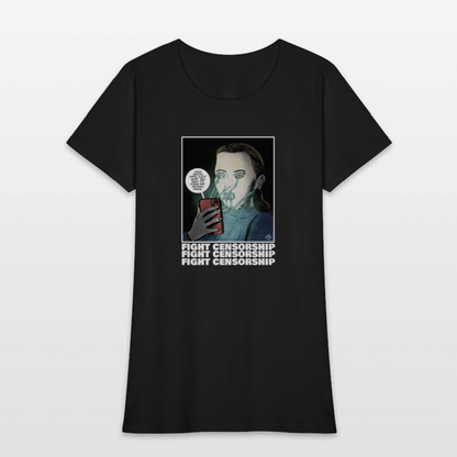 Fight Censorship | Women's Tee - black