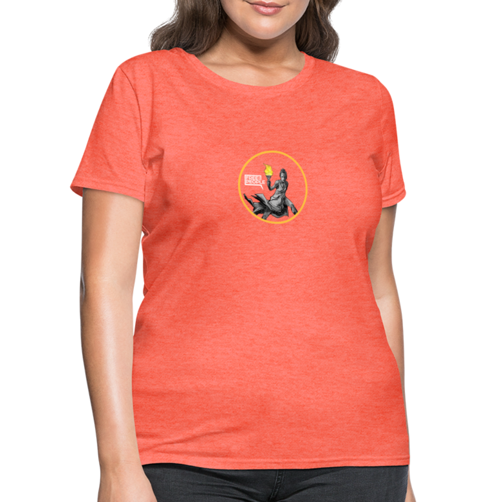 Lady Liberty | Women's Tee - heather coral