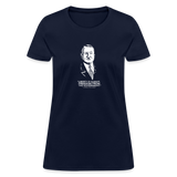 Ludwig von Mises Quote | Women's Tee - navy