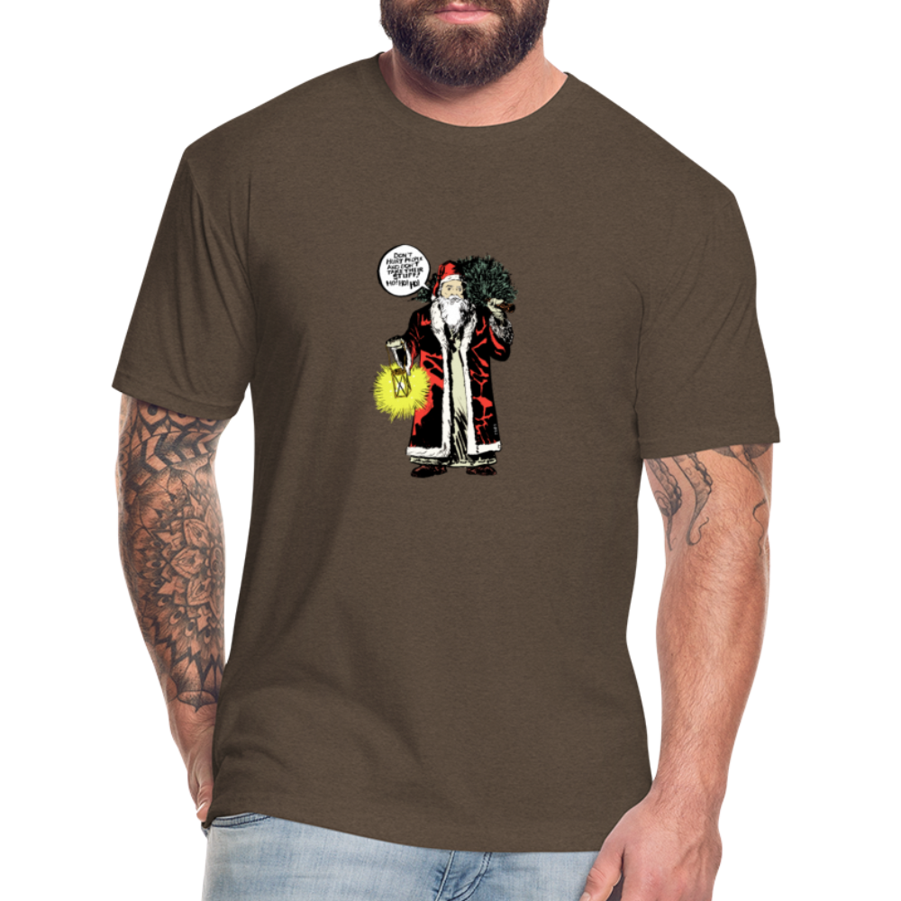 2021 Santa | Men's Tee - heather espresso