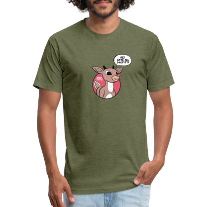 Rudolph Misfits | Men's Tee - heather military green