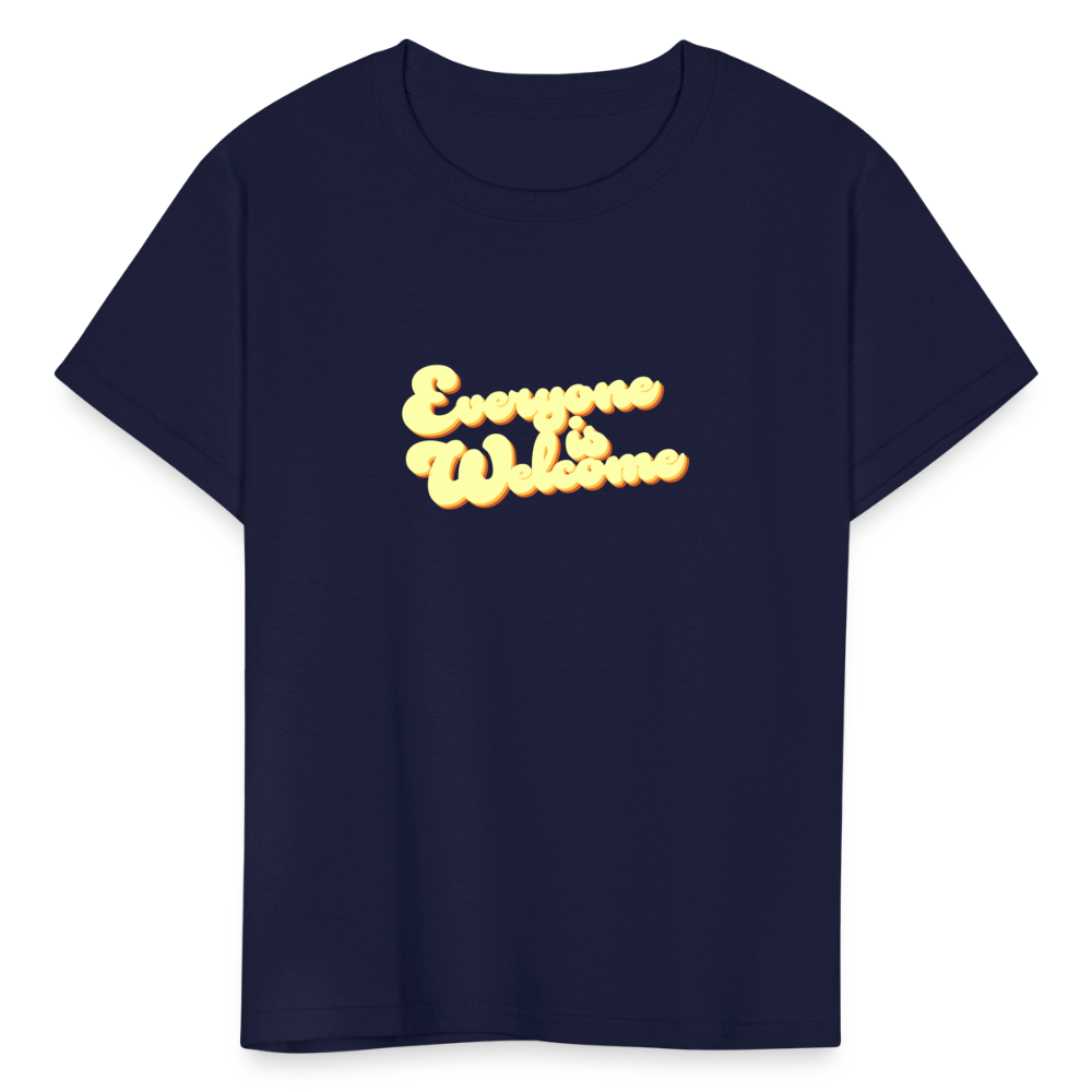 Everyone is Welcome | Youth Tee - navy