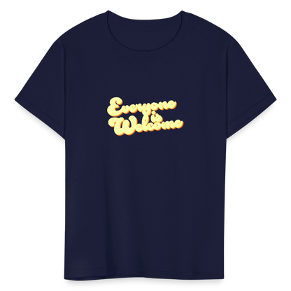 Everyone is Welcome | Youth Tee - navy