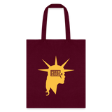 Liberty Head | Tote Bag - burgundy