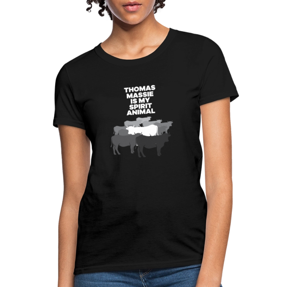 Thomas Massie Is My Spirit Animal | Women's Tee - black