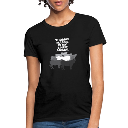 Thomas Massie Is My Spirit Animal | Women's Tee - black