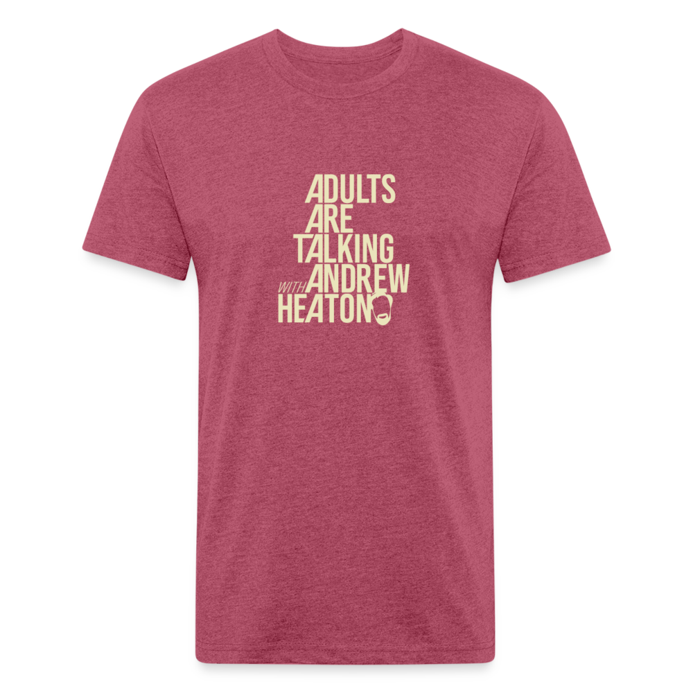 Adults Are Talking | Men's Tee - heather burgundy