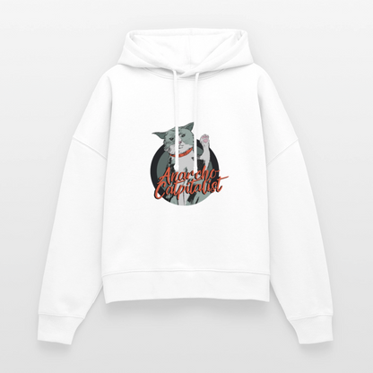 Anarcho-Catpitalist | Women's Hoodie - white