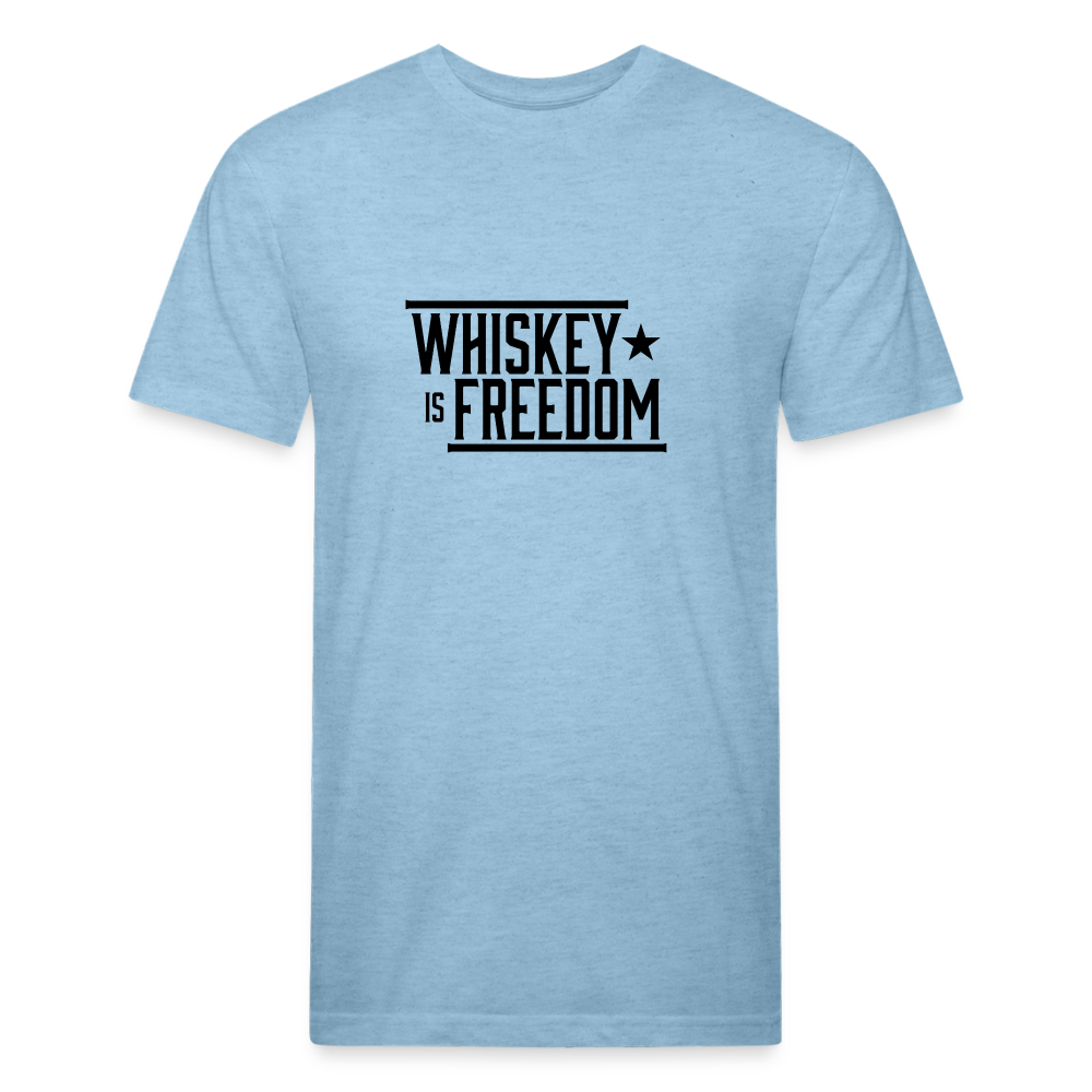 Whiskey is Freedom | Men's Tee - heather blue