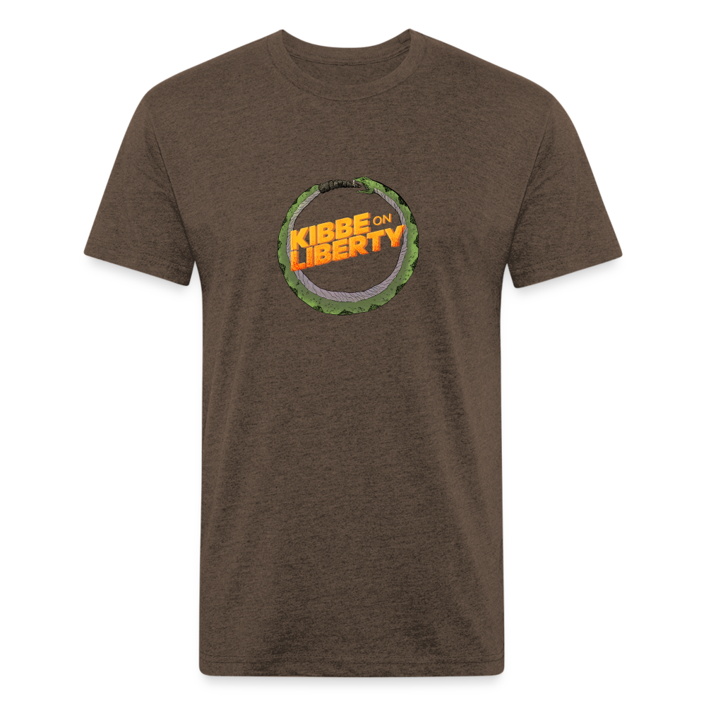 Kibbe on Liberty | Men's Tee - heather espresso