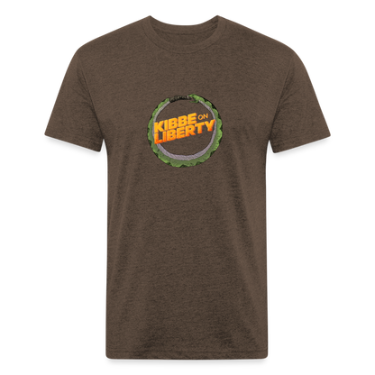 Kibbe on Liberty | Men's Tee - heather espresso