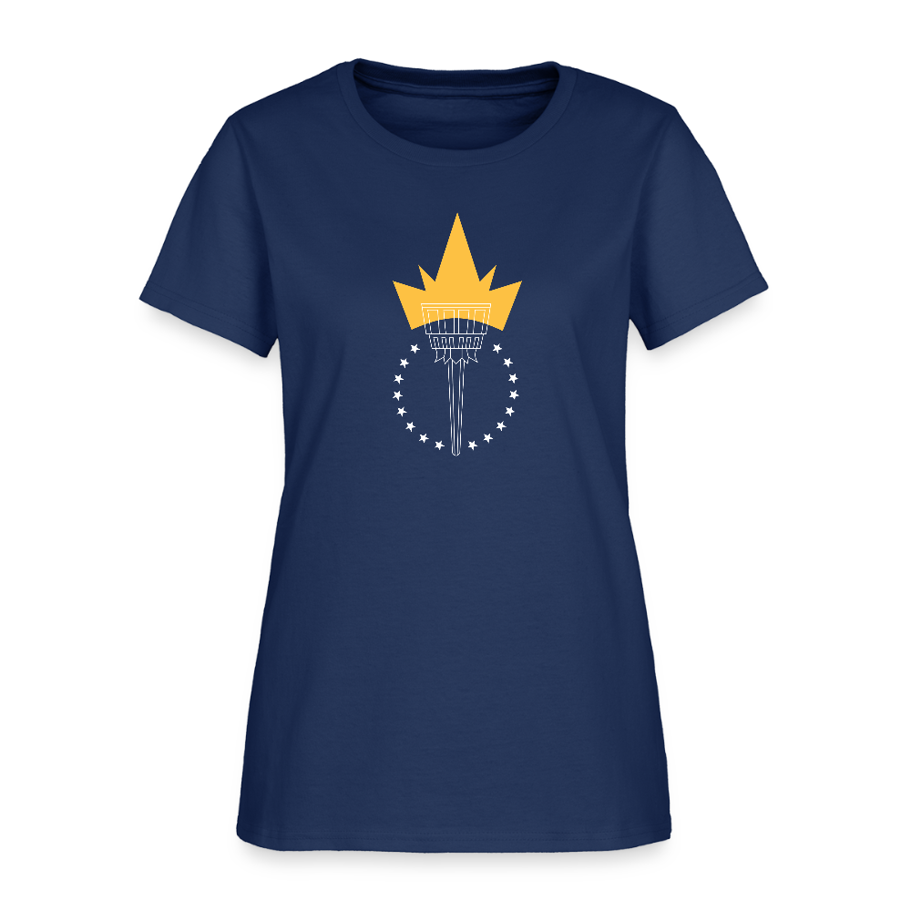 Freedom Torch | Women's Tee -  blue dusk