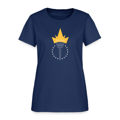 Freedom Torch | Women's Tee -  blue dusk