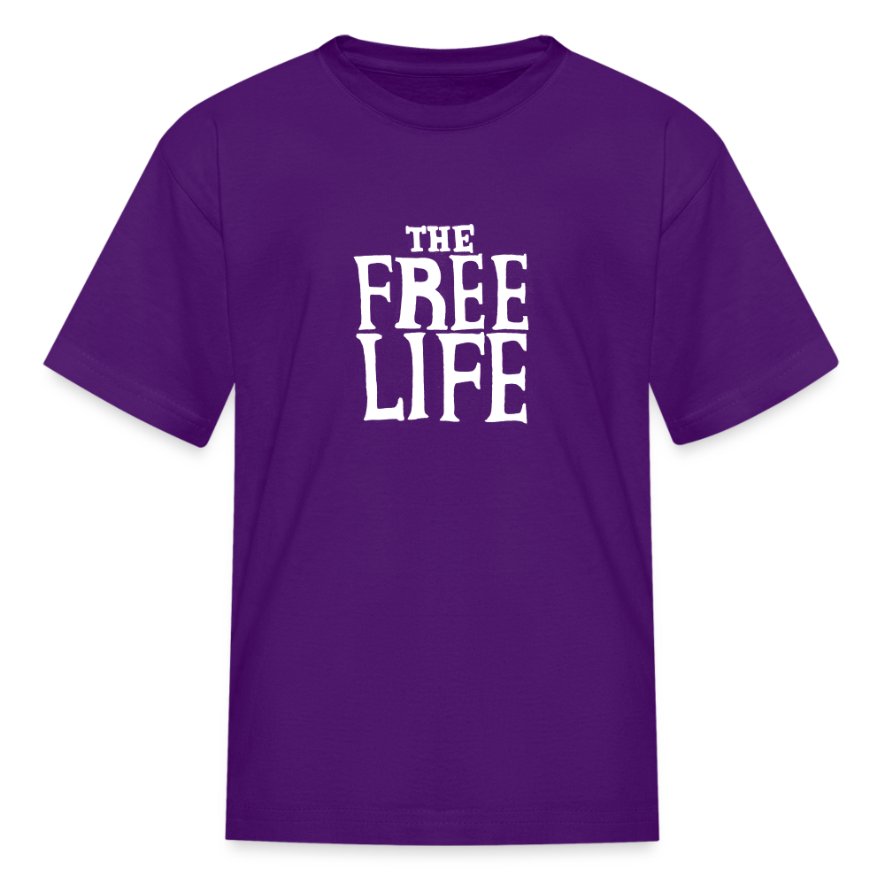 The Free Life | Youth Tee - purple