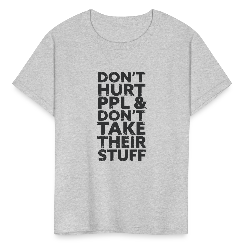 Don't Hurt People | Youth Tee - heather gray