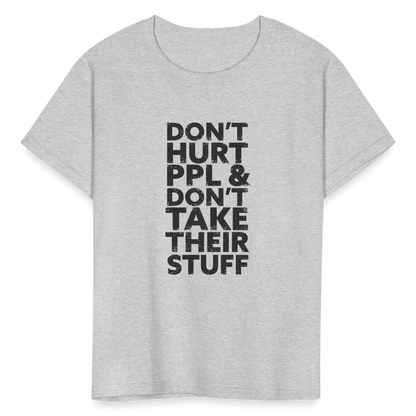 Don't Hurt People | Youth Tee - heather gray