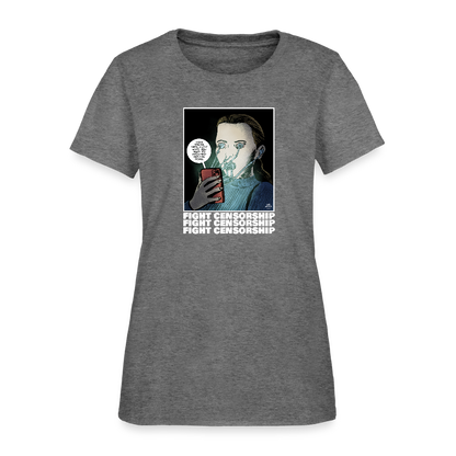 Fight Censorship | Women's Tee - graphite heather