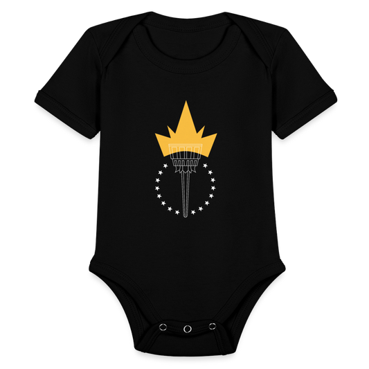 Freedom Torch | Baby Onesie - black