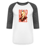 Read More Mises | Baseball Tee - white/charcoal