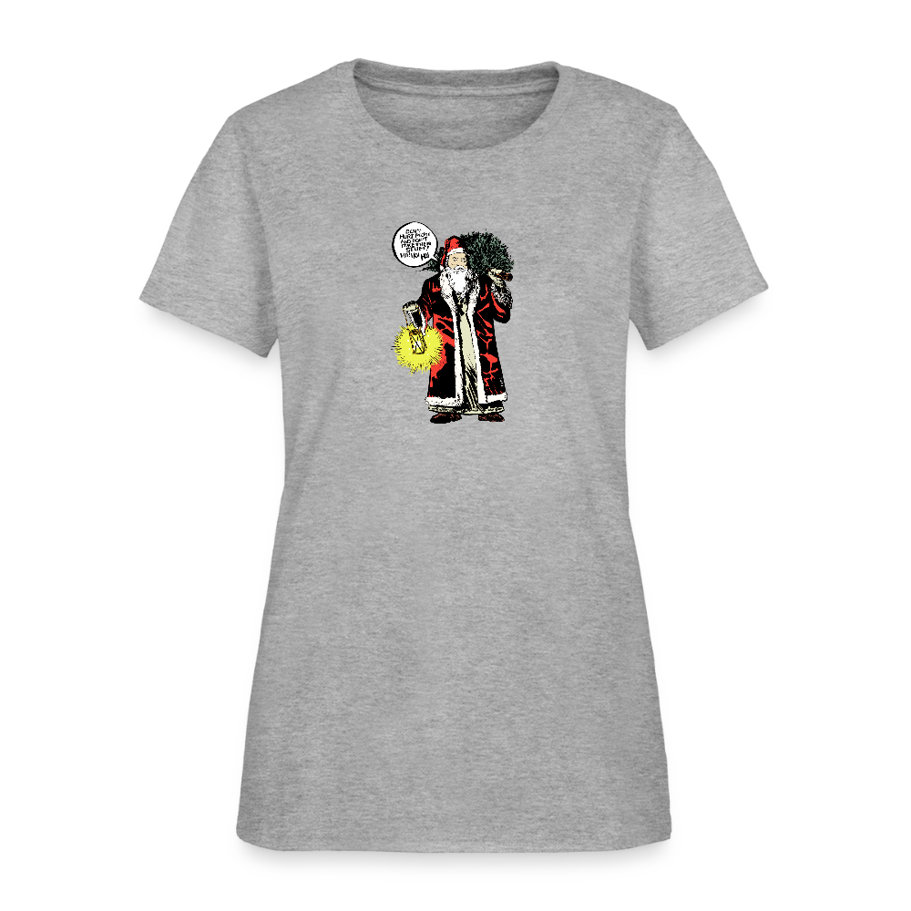 2021 Santa | Women's Tee - heather gray