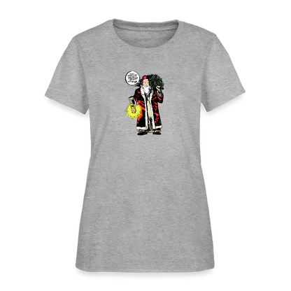 2021 Santa | Women's Tee - heather gray