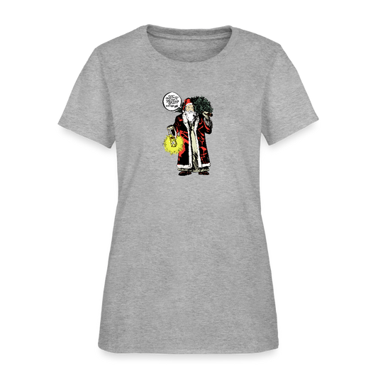 2021 Santa | Women's Tee - heather gray