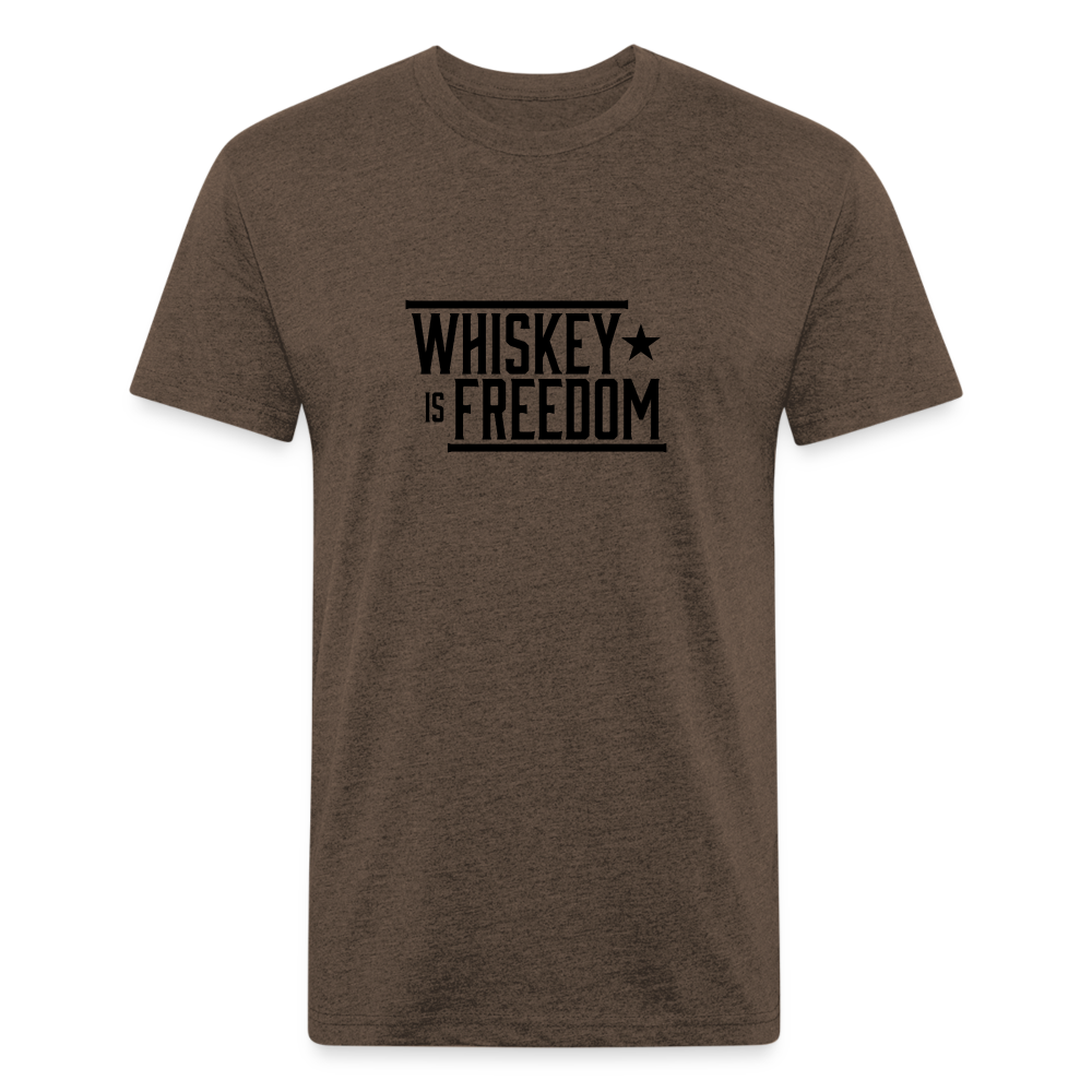 Whiskey is Freedom | Men's Tee - heather espresso