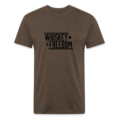 Whiskey is Freedom | Men's Tee - heather espresso