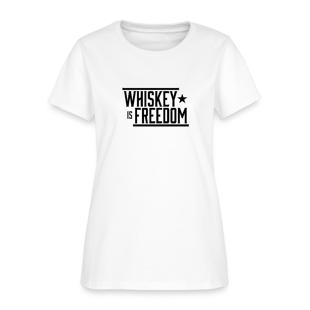 Whiskey is Freedom | Women's Tee - white
