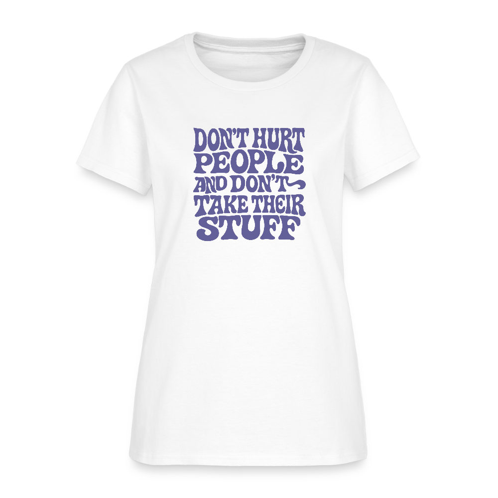 Don't Hurt People | Retro | Women's Tee - white
