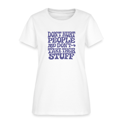 Don't Hurt People | Retro | Women's Tee - white