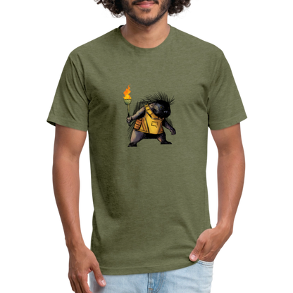 Free the Porcupine | Men's Tee - heather military green