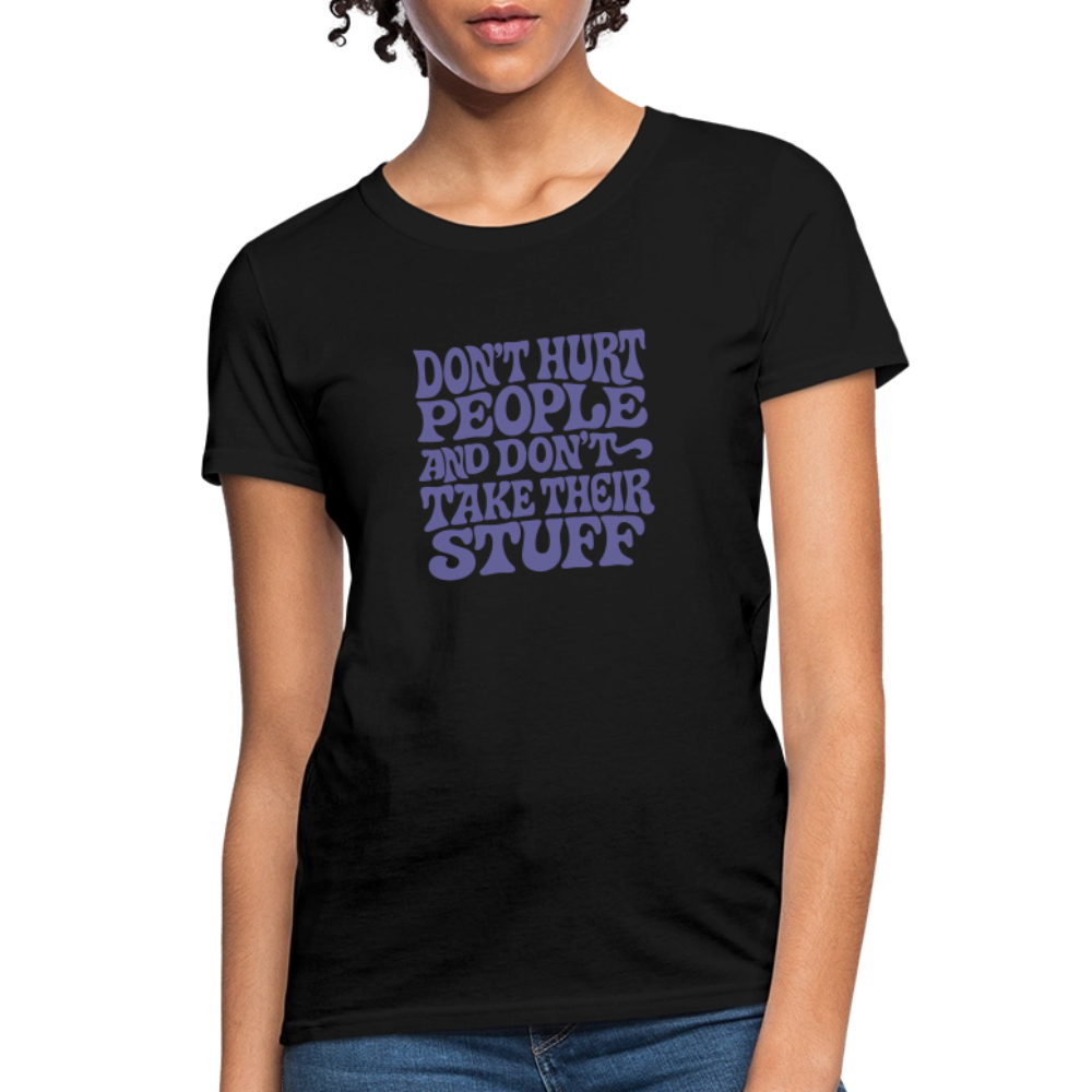 Don't Hurt People | Retro | Women's Tee - black