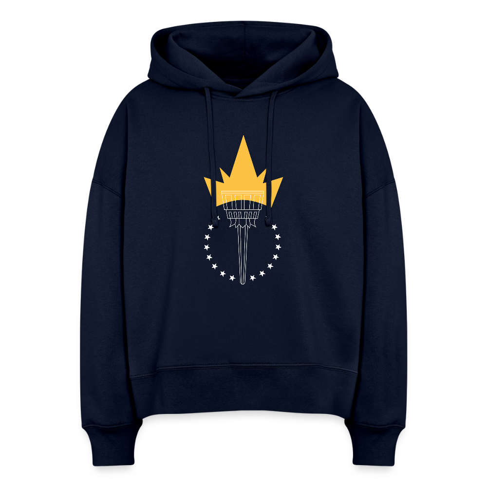 Freedom Torch | Women's Hoodie - french navy