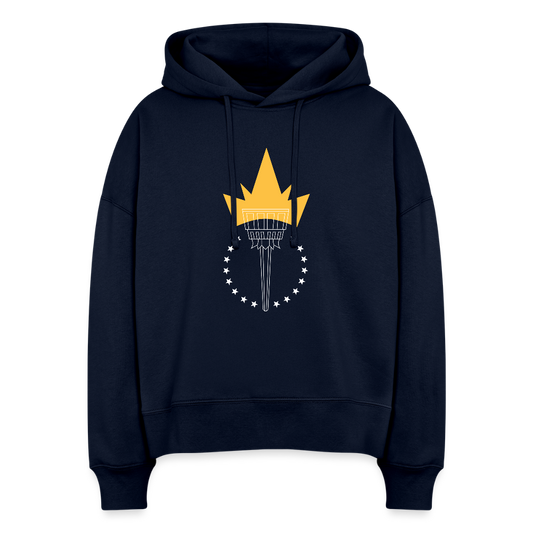 Freedom Torch | Women's Hoodie - french navy