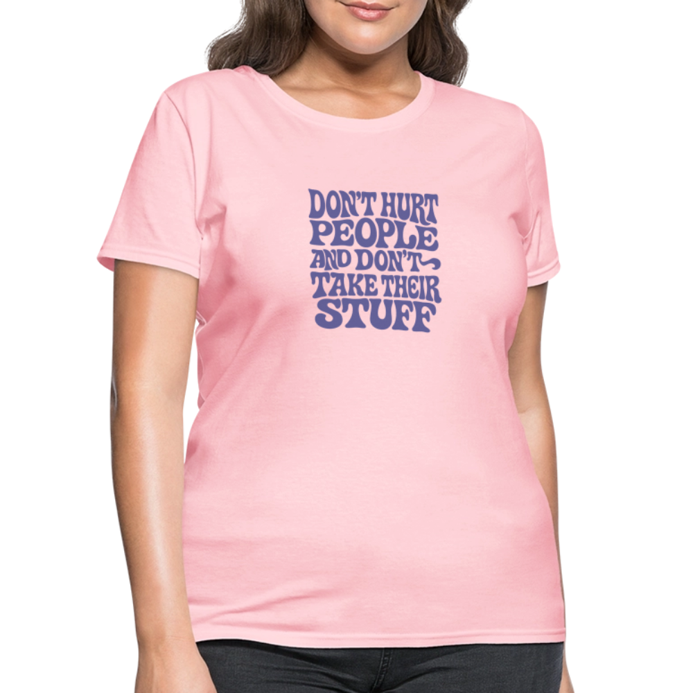 Don't Hurt People | Retro | Women's Tee - pink